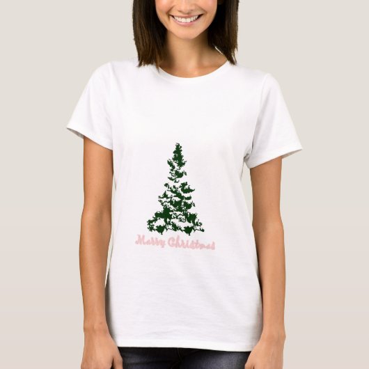 frohe Weihnachten T-Shirt (Vorderseite)