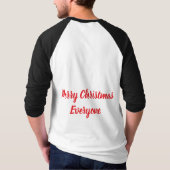 Frohe Weihnachten T-Shirt (Rückseite)