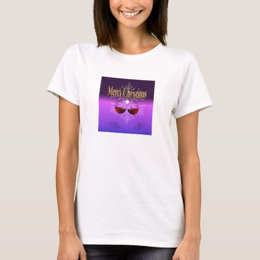 Frohe Weihnachten T-Shirt (Vorderseite)