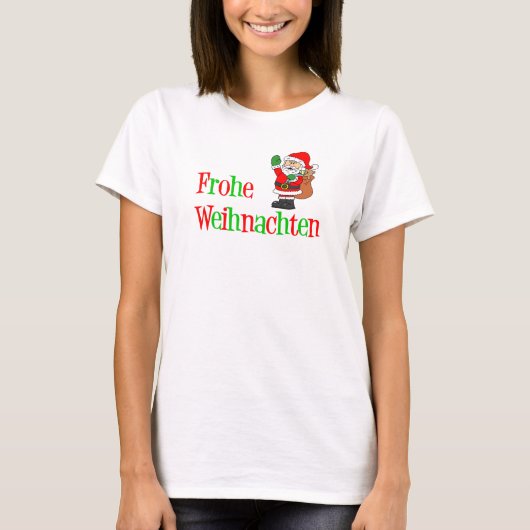 Frohe Weihnachten T-Shirt (Vorderseite)