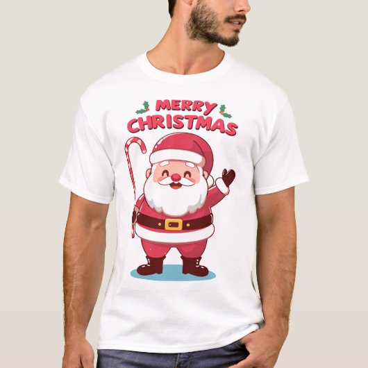 Frohe Weihnachten T-Shirt (Vorderseite)