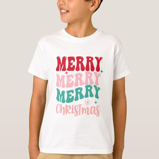 Frohe Weihnachten T-Shirt (Vorderseite)