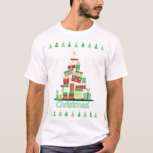 Frohe Weihnachten T-Shirt (Vorderseite)