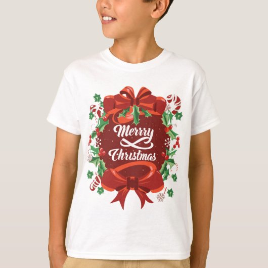 Frohe Weihnachten T-Shirt (Vorderseite)