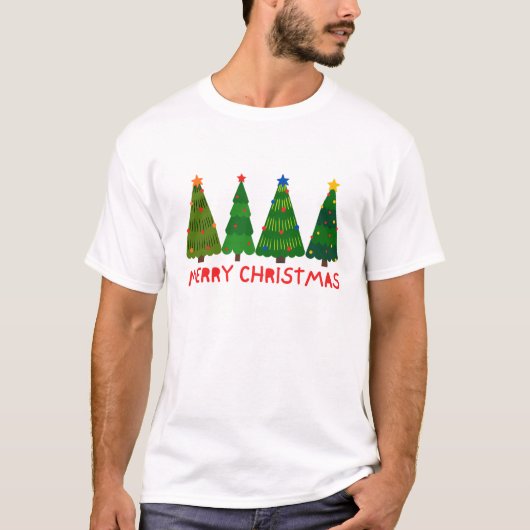 Frohe Weihnachten T-Shirt (Vorderseite)