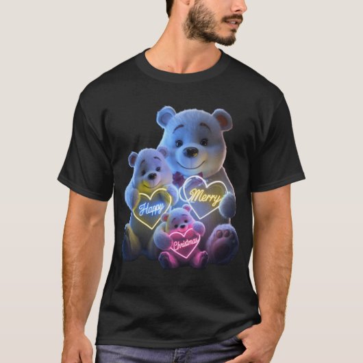 Frohe Weihnachten T-Shirt (Vorderseite)