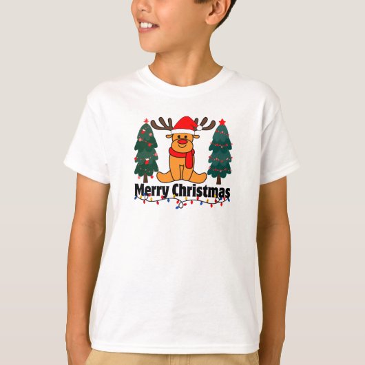 Frohe Weihnachten T-Shirt (Vorderseite)