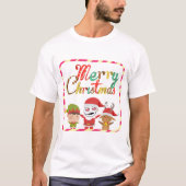 Frohe Weihnachten T-Shirt (Vorderseite)