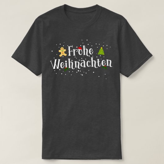 Frohe Weihnachten T-Shirt (Design vorne)