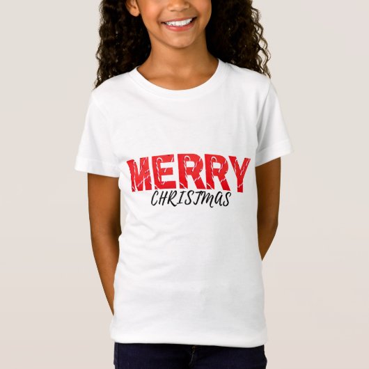 Frohe Weihnachten T-Shirt (Vorderseite)