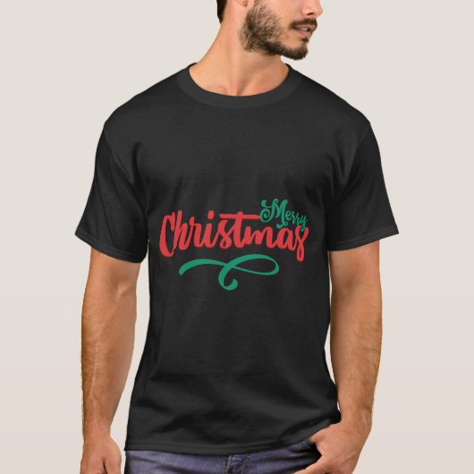 Frohe Weihnachten T-Shirt (Vorderseite)