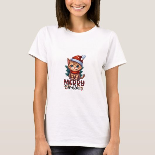 Frohe Weihnachten T-Shirt (Vorderseite)