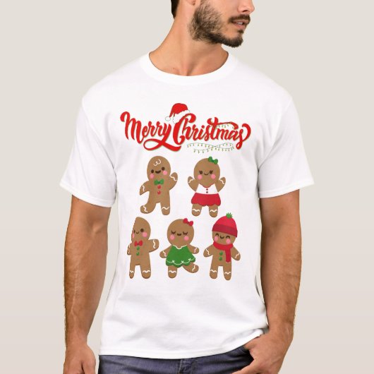 Frohe Weihnachten T-Shirt (Vorderseite)