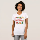 Frohe Weihnachten T-Shirt (Vorne ganz)
