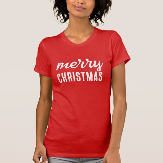 Frohe Weihnachten T-Shirt (Vorderseite)