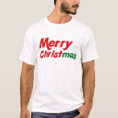 Frohe Weihnachten T-Shirt (Vorderseite)