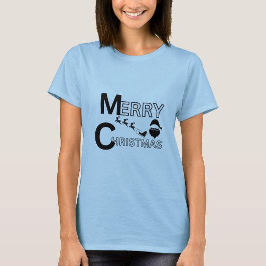 Frohe Weihnachten T-Shirt (Vorderseite)