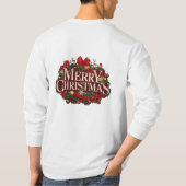 Frohe Weihnachten T-Shirt (Rückseite)