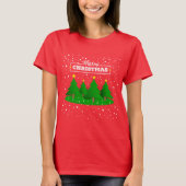 frohe Weihnachten T-Shirt (Vorderseite)