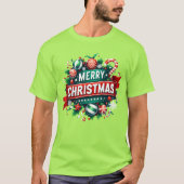 Frohe Weihnachten T-Shirt (Vorderseite)