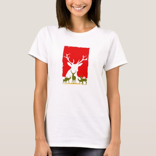 Frohe Weihnachten T-Shirt (Vorderseite)