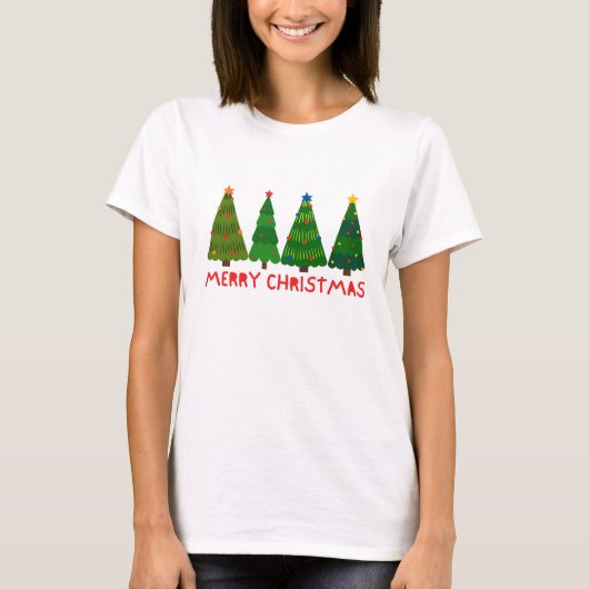 Frohe Weihnachten T-Shirt (Vorderseite)