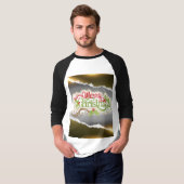 Frohe Weihnachten  T-Shirt (Vorne ganz)