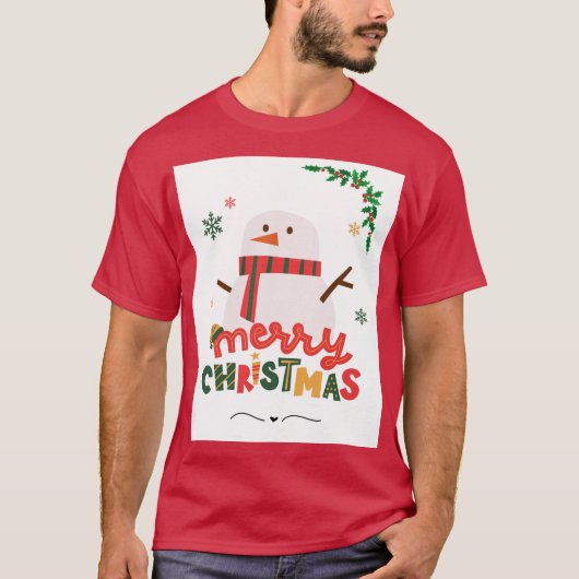 Frohe Weihnachten T-Shirt (Vorderseite)