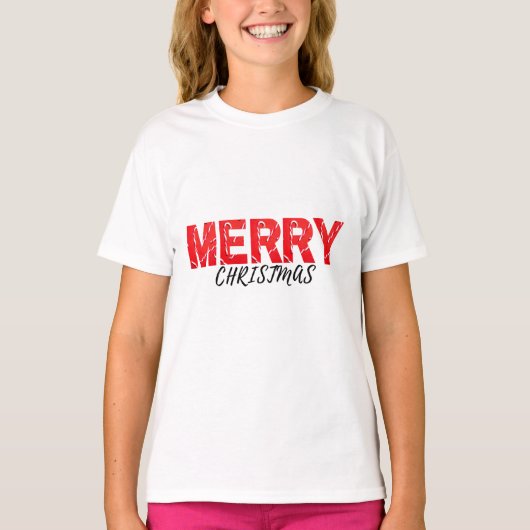 Frohe Weihnachten T-Shirt (Vorderseite)