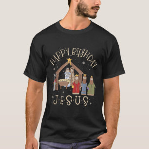 Frohe Weihnachten T-Shirt Uni-christliche Familien