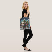 Frohe Weihnachten Tasche (Am Model)