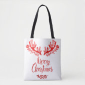 frohe Weihnachten Tasche (Vorderseite)