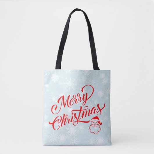 Frohe Weihnachten Tasche (Vorderseite)