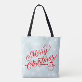 Frohe Weihnachten Tasche (Rückseite)