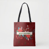 Frohe Weihnachten Tasche (Vorderseite)