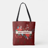 Frohe Weihnachten Tasche (Rückseite)