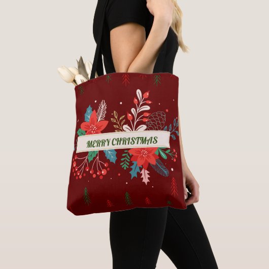 Frohe Weihnachten Tasche (Von Nahem)