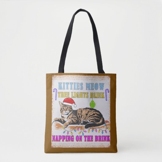 Frohe Weihnachten Tasche (Vorderseite)