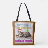 Frohe Weihnachten Tasche (Rückseite)