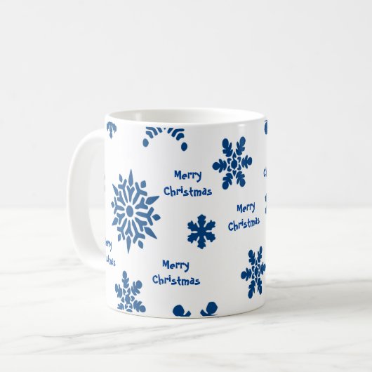 Frohe Weihnachten Tasse (Vorderseite Links)