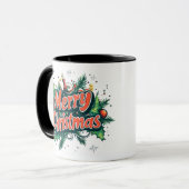 Frohe Weihnachten Tasse (Vorderseite Links)