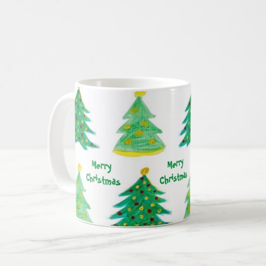 Frohe Weihnachten Tasse (Vorderseite Links)