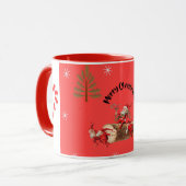 Frohe Weihnachten Tasse (Vorderseite Links)