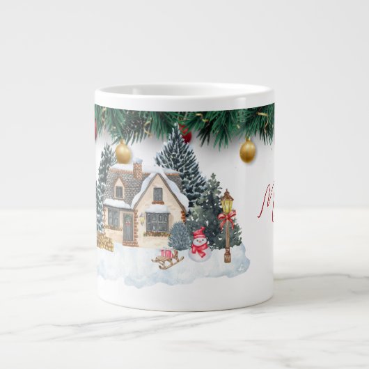 Frohe Weihnachten Tasse (Vorderseite)