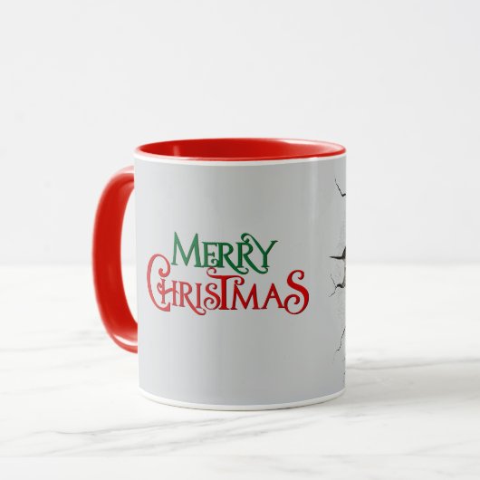 Frohe Weihnachten Tasse (Vorderseite Links)