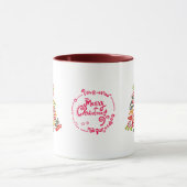 Frohe Weihnachten Tasse (Zentrum)