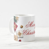 Frohe Weihnachten Tasse (Vorderseite Links)