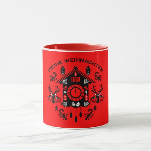 Frohe Weihnachten Tasse (Zentrum)