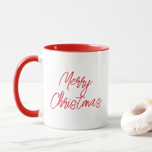 Frohe Weihnachten Tasse (Mit Donut)
