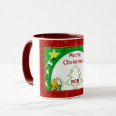 Frohe Weihnachten Tasse (Vorderseite Links)